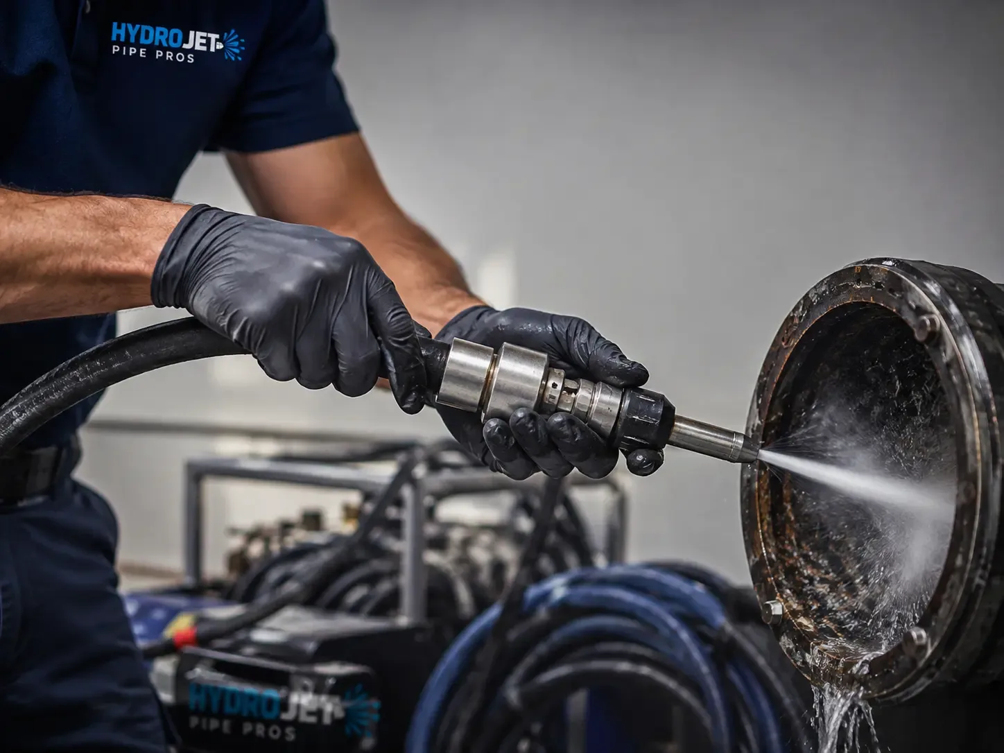 Hydro Jet Pipe Descaling in Rock Island, TX